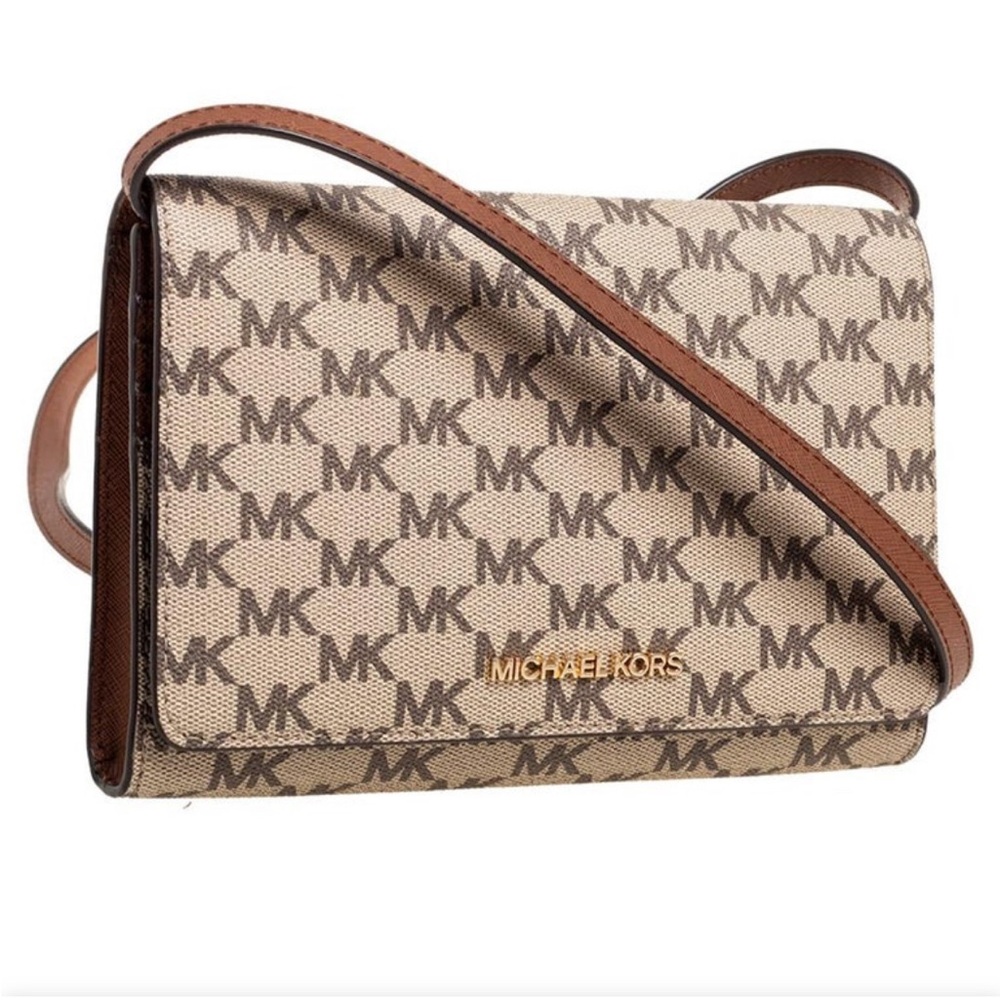 Michael Kors signature convertible crossbody jet set purse